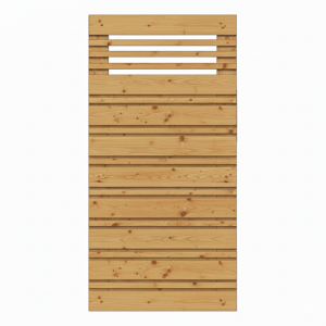 Sichtschutzzaun Calabria mit Ziergitter L&auml;rche 90x180cm