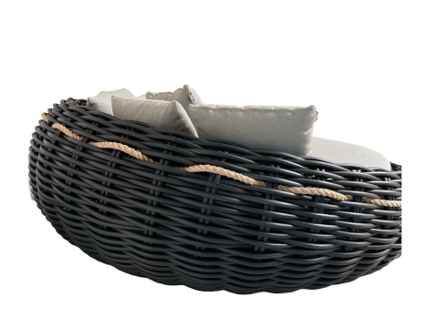 Apple Bee Cocoon Daybed Black Wash inkl. Kissen 220x220x92cm