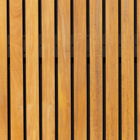 Elephant Hartholz Gartent�r Stripes Black 100x180cm ohne Schlo�fr�sung