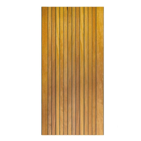 Elephant Hartholz Gartent�r Stripes Black 100x180cm ohne Schlo�fr�sung