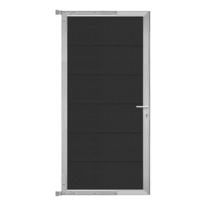 Elephant Forte Zauntor WPC anthrazit-Rahmen Alu 100x180cm inkl. Beschlag Elephant Forte Zauntor WPC anthrazit-Rahmen Alu 100x180cm inkl. Beschlag