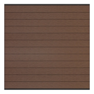 Elephant Steckzaun Fusion WPC braun, Leiste anthrazit 180x174cm Elephant Steckzaun Fusion WPC braun, Leiste anthrazit 180x174cm