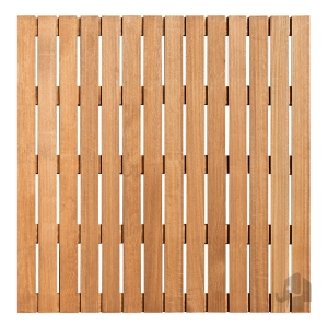 Terrassenfliese Elephant Bangkirai Hartholz 100x100x2,4cm geriffelt