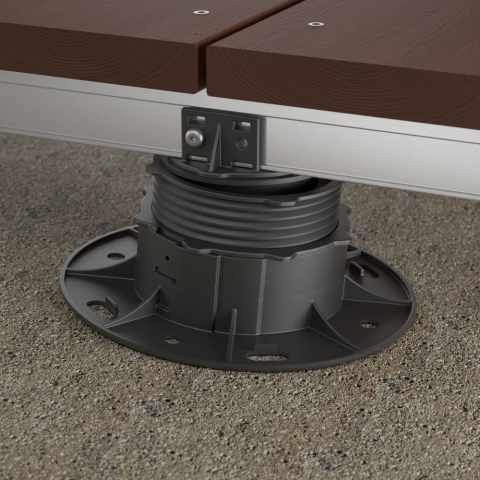 Eurotec Verstellfu� SL Base M mit L-Adapter 42-67mm Aufbauh�he