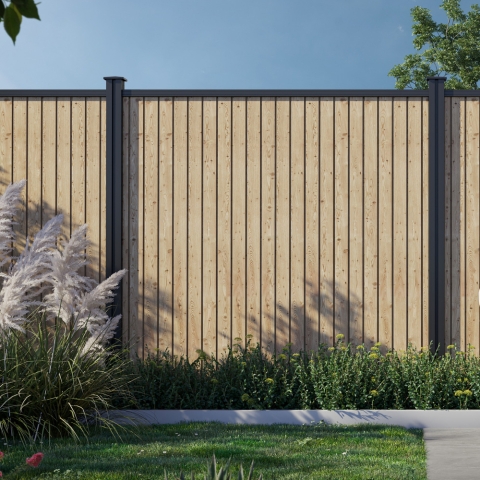 Osmo Verto Bausatz Sichtblende 180x180cm Kanadische Douglasie (20 Profile)