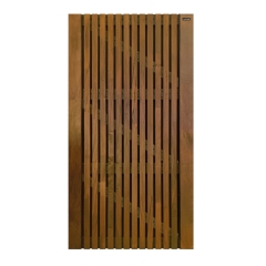 Stripes Black Hartholz Braun imprägniert