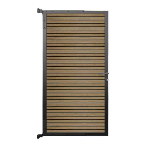 Elephant Triple Rhombus Tor WPC Eiche 90x174cm inkl. Beschlag