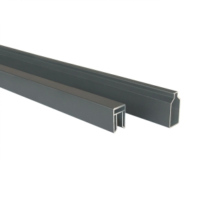 Elephant Rhombus Start-Abschlussleisten Set, anthrazit 180cm