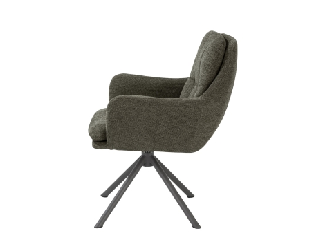 Habufa Madelaine Armlehn-, Drehstuhl - Vada Moos Gr�n