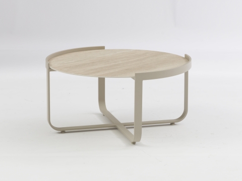 Zebra Fly Lounge Tisch-Set, light taupe