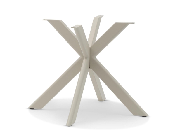 Zebra Mantis Tisch 120x120x74cm light taupe