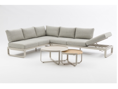 Zebra Fly Lounge Set light taupe B: 207 x T: 277 x H: 82 cm Zebra Fly Lounge Set light taupe B: 207 x T: 277 x H: 82 cm