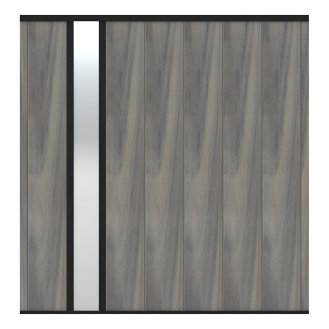 Flex Fence Creativ-Grundelement Silvergrey 180x188 cm