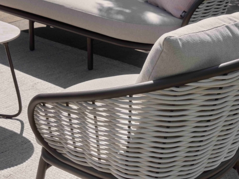 Apple Bee Pine Key 3-Sitzer Sofa bronze 191cm