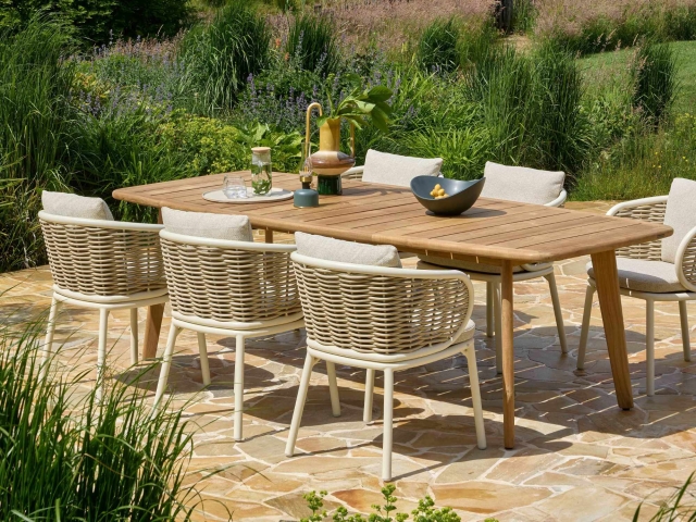 Apple Bee Pine Key Armlehnstuhl oyster