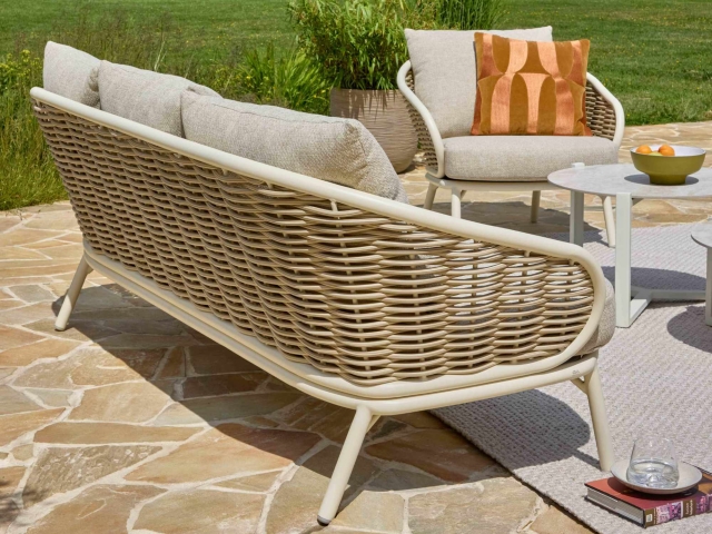 Apple Bee Pine Key 3-Sitzer Sofa oyster 191cm