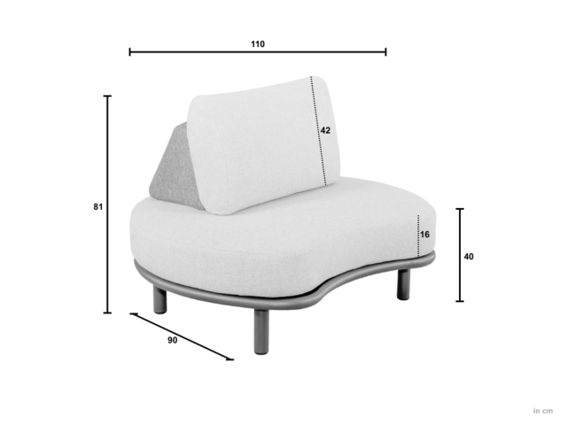 Apple Bee Moon Island Lounge Set 1