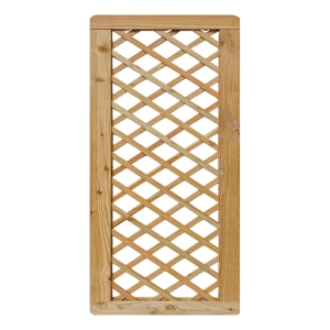 Massivzaun Rankgitter 90x180cm L&auml;rche natur