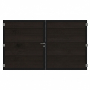 Osmo Multi Fence Co-Extrusion Espresso Doppeltor Sonderma&szlig;