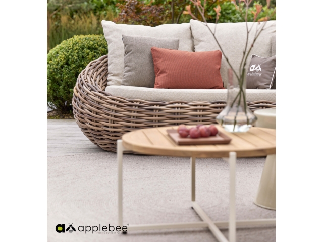 Apple Bee Cocoon-Condor Lounge-Gruppe Boucle cream ca. 496x260cm