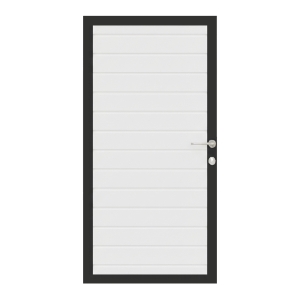 Osmo Alu Fence Wei&szlig; Einzeltor Sonderma&szlig;