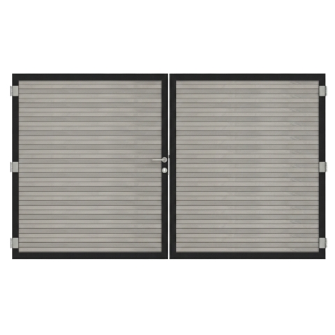 Osmo Multi Fence Cube Co-Extrusion Silvergrey Doppeltor Sonderma�