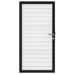 Osmo Alu Fence Typ B Wei&szlig; Einzeltor Sonderma&szlig;