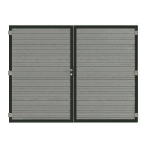 Osmo Alu Fence Rhombus Typ A Grau Doppeltor Sondermaß Osmo Alu Fence Rhombus Typ A Grau Doppeltor Sondermaß