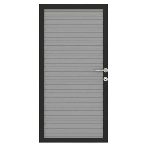 Osmo Alu Fence Juel Grau Einzeltor Sonderma�