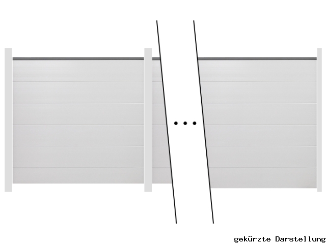 26,27m GroJa BasicLine Steckzaun Kunststoff - ME65283